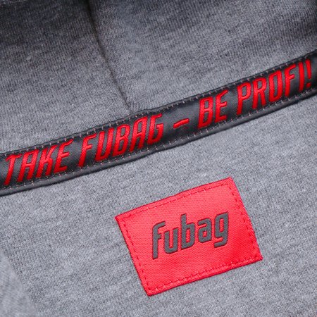 Серо-красная толстовка Fubag с капюшоном  размер XXL в Тюмени фото