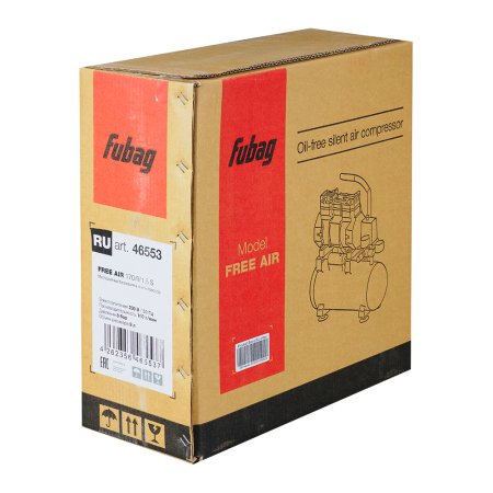 Компрессор безмасляный малошумный FUBAG Свободный Воздух (Free Air) 170/9/1.5 S в Тюмени фото