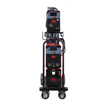 FUBAG Сварочный полуавтомат XMIG 500T DW PULSE + Подающий механизм DRIVE XMIG DW PULSE  + Горелка FB 550W 3m + Блок жидкостного охлаждения Cool XMIG + Шланг-пакет 5 метров 95мм2 14 pol с жидкостным охлаждением + Тележка  в Тюмени фото