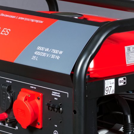 Бензиновый генератор FUBAG BS 8000 DA ES (трехфазный) с электростартером и коннектором автоматики в Тюмени фото