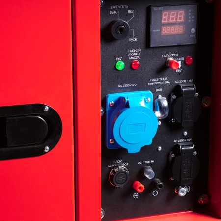 FUBAG Дизельный генератор с электростартером и коннектором автоматики DS 6500 AC ES (кожух) в Тюмени фото