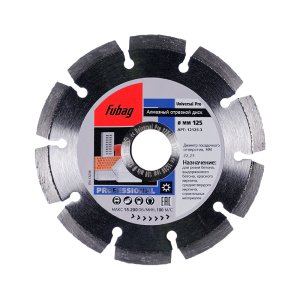 Алмазный отрезной диск FUBAG Universal Pro диам. 125/22.2 в Тюмени фото