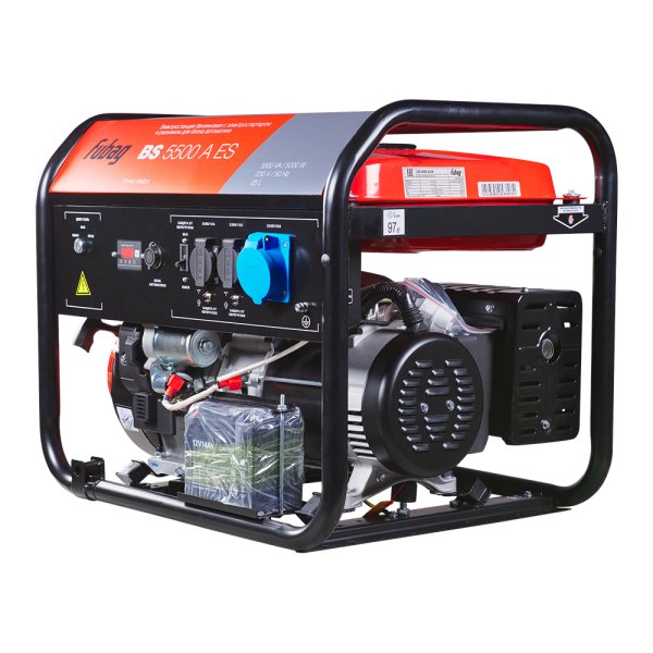 Бензиновый генератор FUBAG BS 5500 A ES с электростартером и коннектором автоматики в Тюмени фото