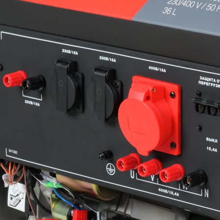 Бензиновый генератор FUBAG BS 9000 DA ES (трехфазный) с электростартером и коннектором автоматики в Тюмени фото