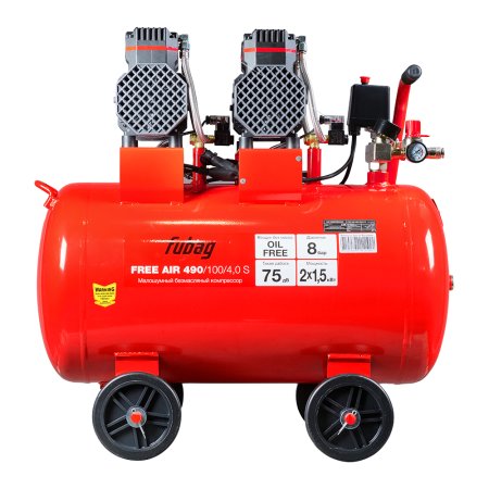 Компрессор безмасляный малошумный FUBAG Свободный Воздух (Free Air) 490/100/4.0 S в Тюмени фото