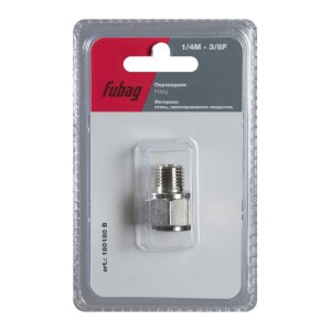 FUBAG Переходник 1/4 дюйма M на 3/8 дюйма F, блистер 1 шт в Тюмени фото