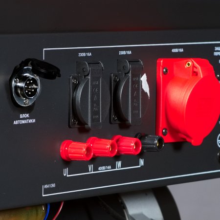 Бензиновый генератор FUBAG BS 8000 DA ES (трехфазный) с электростартером и коннектором автоматики в Тюмени фото