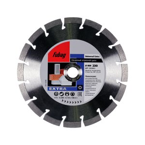 Алмазный отрезной диск FUBAG Universal Extra_ диам. 230/22.2 в Тюмени фото