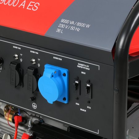Бензиновый генератор FUBAG BS 9000 A ES с электростартером и коннектором автоматики в Тюмени фото