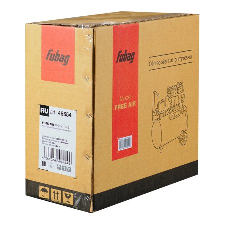 Компрессор безмасляный малошумный FUBAG Свободный Воздух (Free Air) 170/24/1.5 S в Тюмени фото